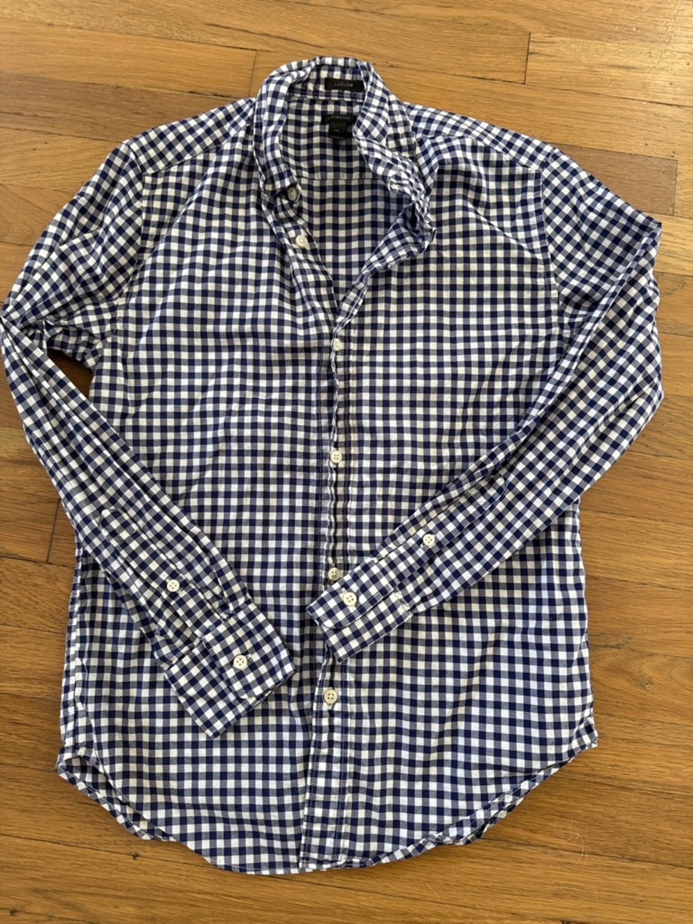 Crew Cuts Classic Blue Gingham Button-Down Shirt - Unknown Brand